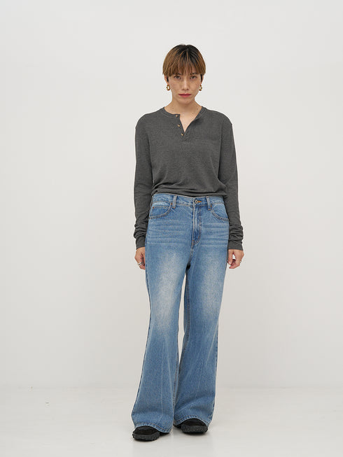【 予約:11月中旬 】LOOSE FIT FLARE PT /Y254-31131